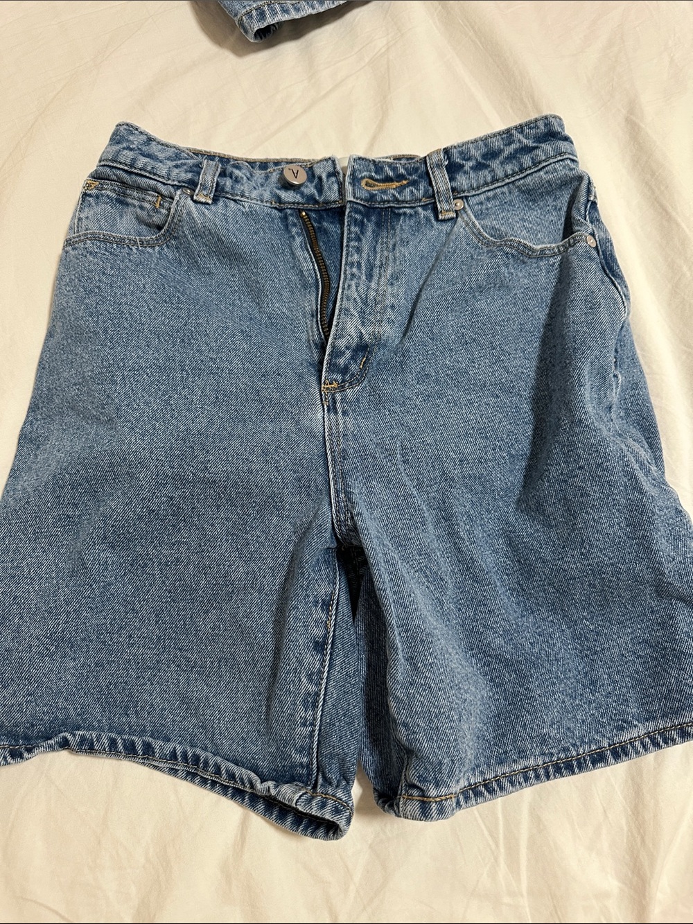 Abrand Light Blue Women's Denim Shorts